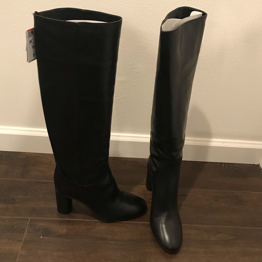 Zara Knee high boots- Black